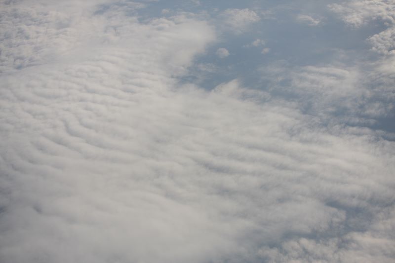 Wolken von oben